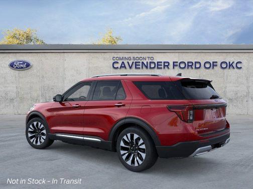 Rapid Red Metallic Tinted Clearcoat 2026 Ford Explorer Platinum
