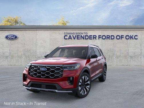 Rapid Red Metallic Tinted Clearcoat 2026 Ford Explorer Platinum