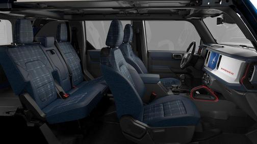 Velocity Blue Metallic 2026 Ford Bronco Heritage Edition