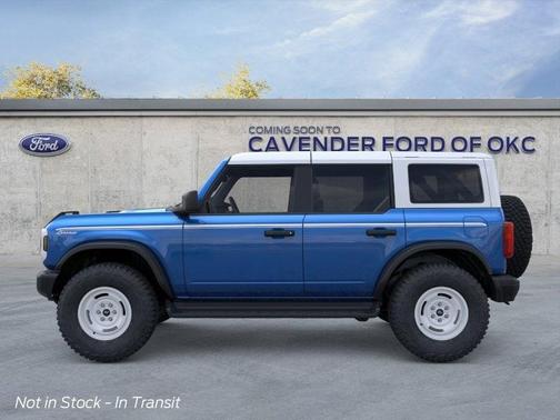 Velocity Blue Metallic 2026 Ford Bronco Heritage Edition