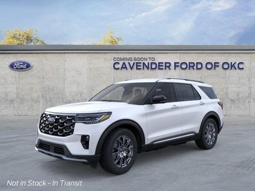Star White 2026 Ford Explorer Platinum