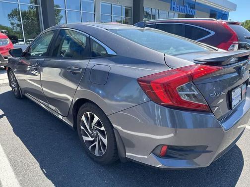 Modern Steel Metallic 2018 Honda Civic EX