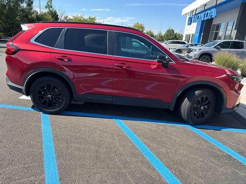 Radiant Red Metallic 2024 Honda CR-V Hybrid Sport AWD