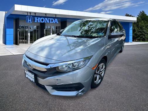 Lunar Silver Metallic 2018 Honda Civic LX