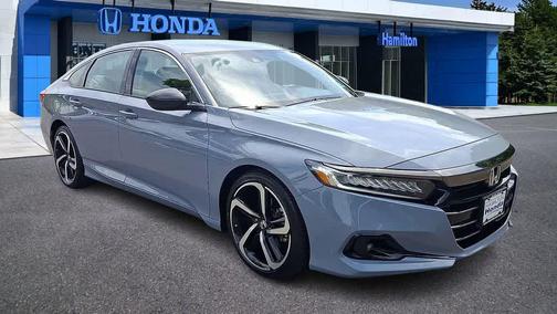 Sonic Gray Pearl 2021 Honda Accord Sport SE 1.5T