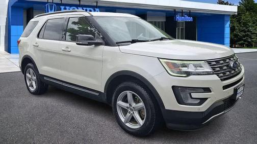 WHITE PLATINUM MET TRI-COAT 2017 Ford Explorer XLT
