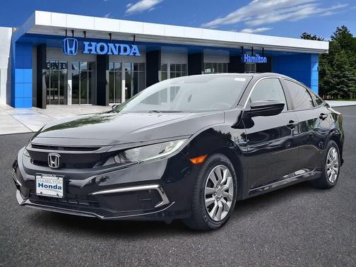 Crystal Black Pearl 2019 Honda Civic LX