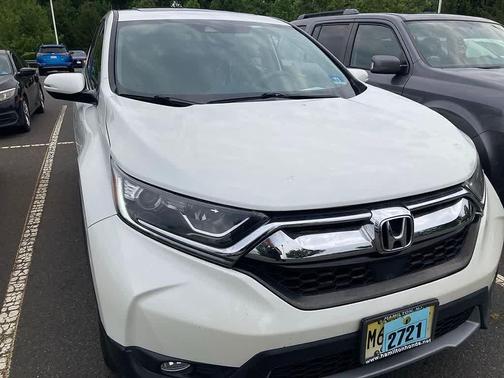 White Diamond Pearl 2018 Honda CR-V EX