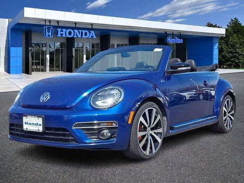 Blue 2014 Volkswagen Beetle DSG 2.0T R-Line