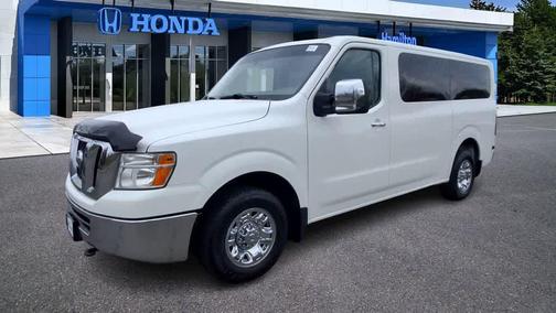 Glacier White 2016 Nissan NV Passenger NV3500 HD S V8