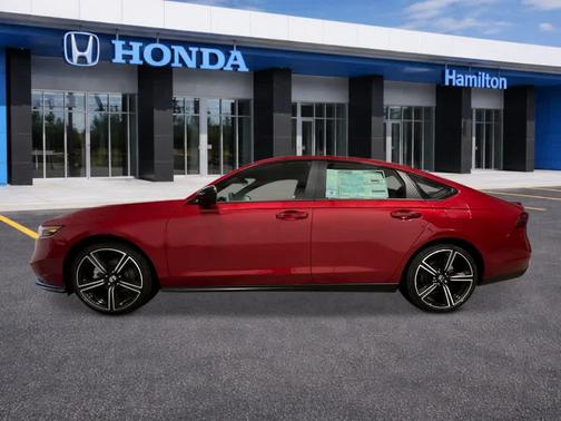 Radiant Red Metallic 2026 Honda Accord Hybrid Sport