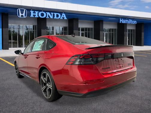 Radiant Red Metallic 2026 Honda Accord Hybrid Sport