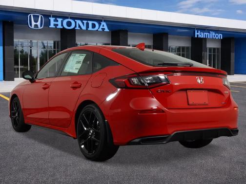 Rallye Red 2026 Honda Civic Hybrid Sport