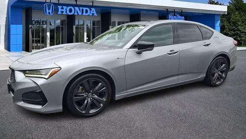 Lunar Silver Metallic 2021 Acura TLX A-Spec