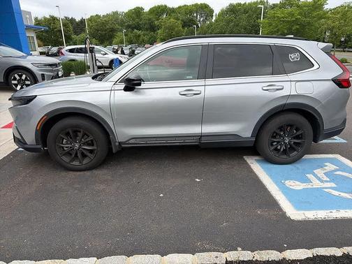 Lunar Silver Metallic 2024 Honda CR-V Hybrid Sport AWD