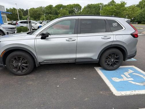 Lunar Silver Metallic 2024 Honda CR-V Hybrid Sport AWD