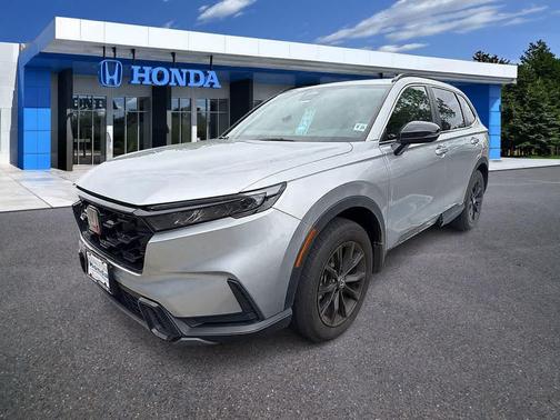 Lunar Silver Metallic 2024 Honda CR-V Hybrid Sport AWD