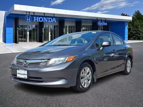 Silver 2012 Honda Civic LX