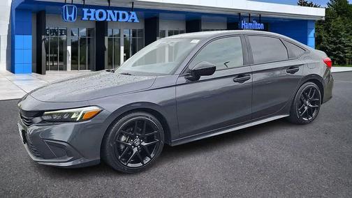 Meteorite Gray Metallic 2024 Honda Civic Sport