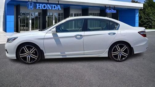 White Orchid Pearl 2017 Honda Accord Touring V6