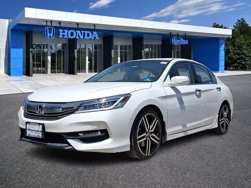 White Orchid Pearl 2017 Honda Accord Touring V6
