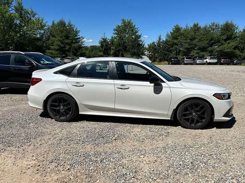 Platinum White Pearl 2023 Honda Civic Sport