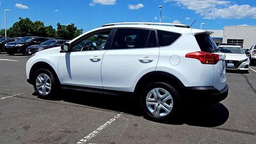 Super White 2015 Toyota RAV4 LE