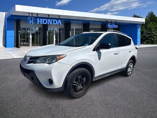 Super White 2015 Toyota RAV4 LE