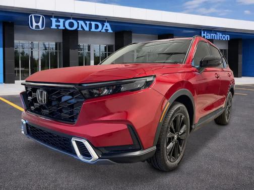 Radiant Red Metallic 2026 Honda CR-V Hybrid Sport Touring AWD