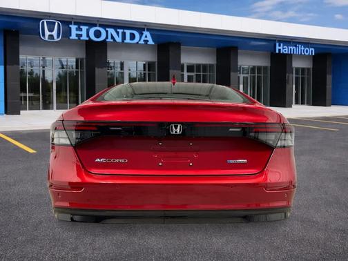 Radiant Red Metallic 2026 Honda Accord Hybrid EX-L