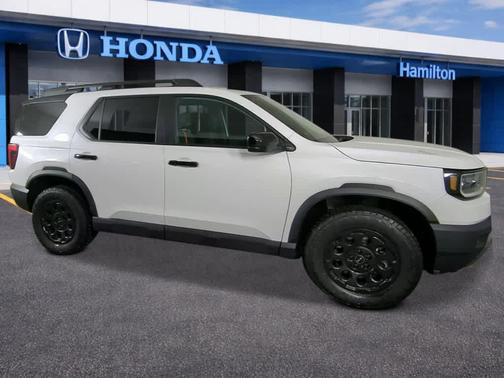 Platinum White Pearl 2026 Honda Passport AWD TrailSport Blackout