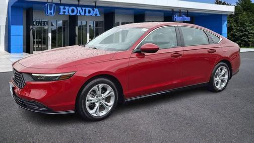 Radiant Red Metallic 2025 Honda Accord LX 1.5T