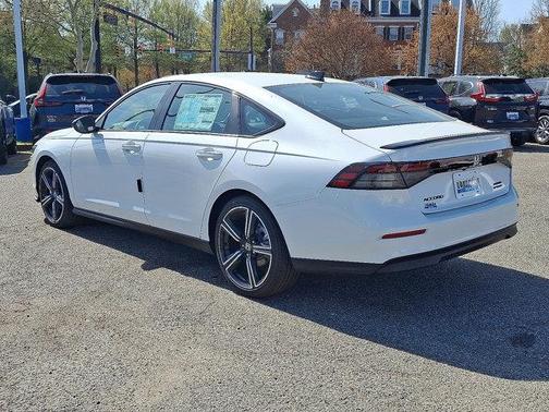Platinum White Pearl 2026 Honda Accord Hybrid Sport