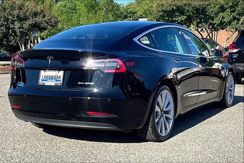 Solid Black 2019 Tesla Model 3 Long Range