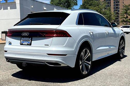 WHITE 2019 Audi Q8 3.0T Premium Plus