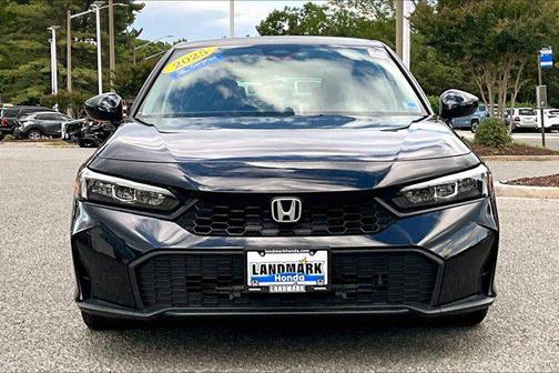 Crystal Black Pearl 2025 Honda Civic LX