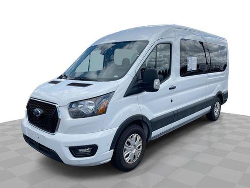 Oxford White 2023 Ford Transit-350 XLT