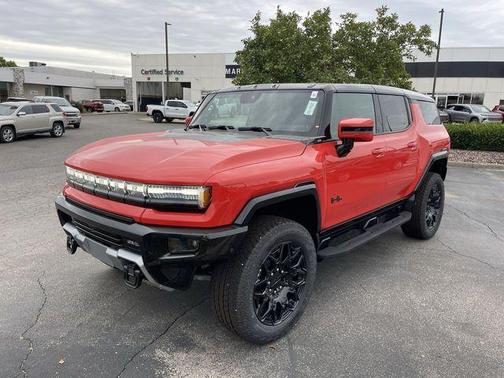Solar Orange 2025 GMC HUMMER EV SUV 2X