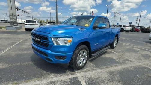 Hydro Blue Pearlcoat 2022 RAM 1500 Big Horn