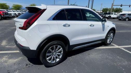 Crystal White Tri-Coat 2023 Cadillac XT4 Premium Luxury