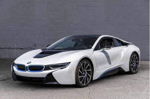White 2014 BMW i8 Base