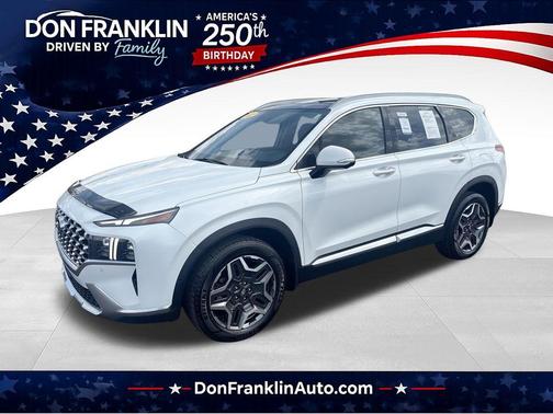 Quartz White 2022 Hyundai SANTA FE Limited