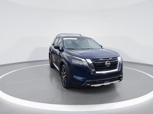 Deep Ocean Blue 2024 Nissan Pathfinder Platinum