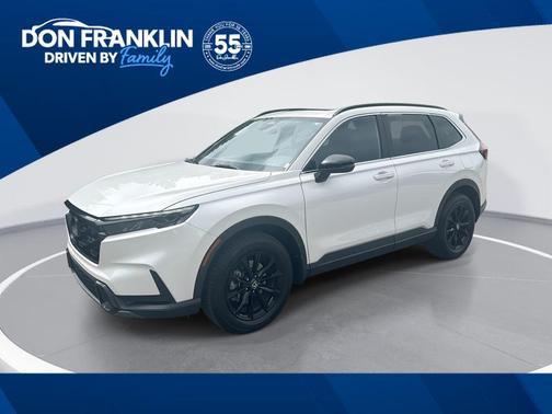 White 2023 Honda CR-V Hybrid Sport