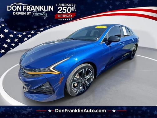 Sapphire Blue 2021 Kia K5 GT-Line