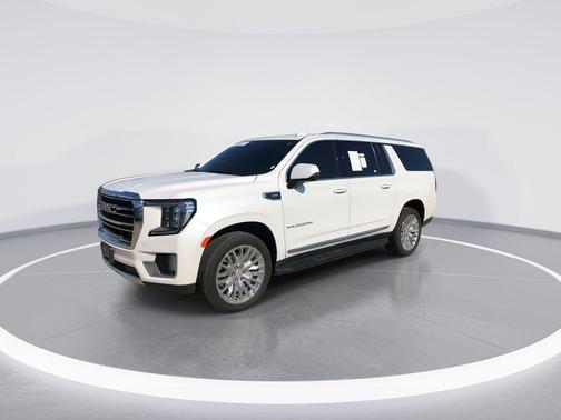 White Frost Tri-Coat 2024 GMC Yukon XL SLT