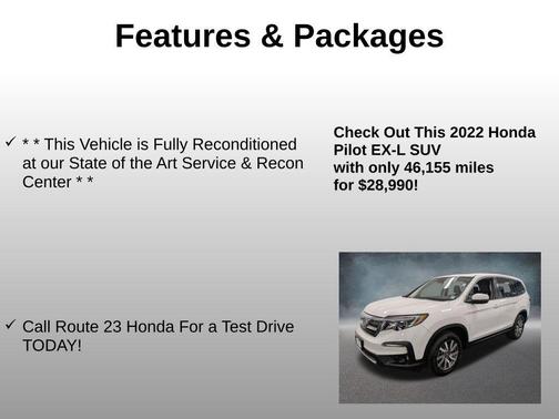 Platinum White Pearl 2022 Honda Pilot