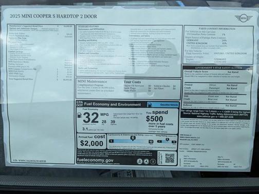 2025 MINI Hardtop Cooper S