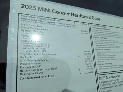 2025 MINI Hardtop Cooper