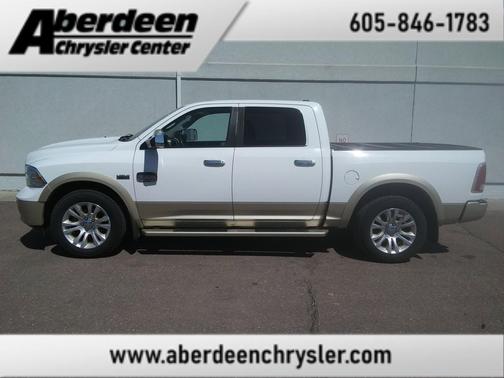 Bright White 2013 RAM 1500 Laramie Longhorn Edition